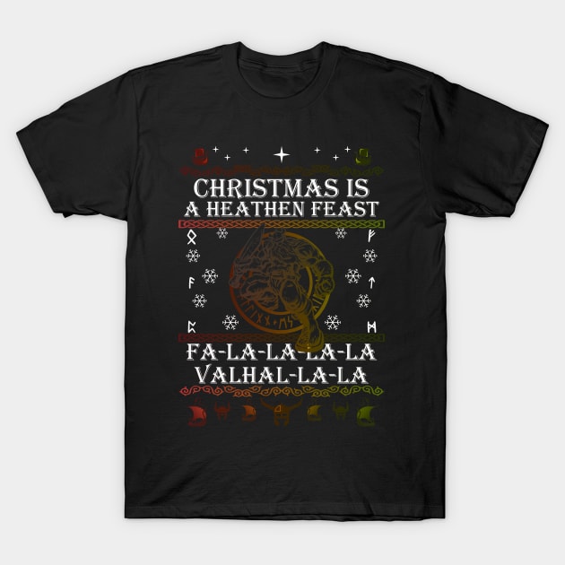 Christmas viking sweater 4 T-Shirt by jc007